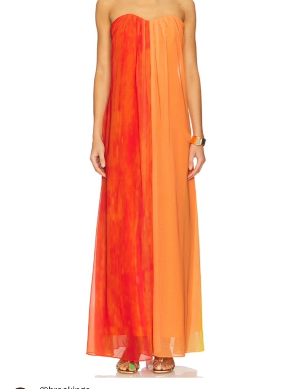 Milly Sunset Stripe in Orange